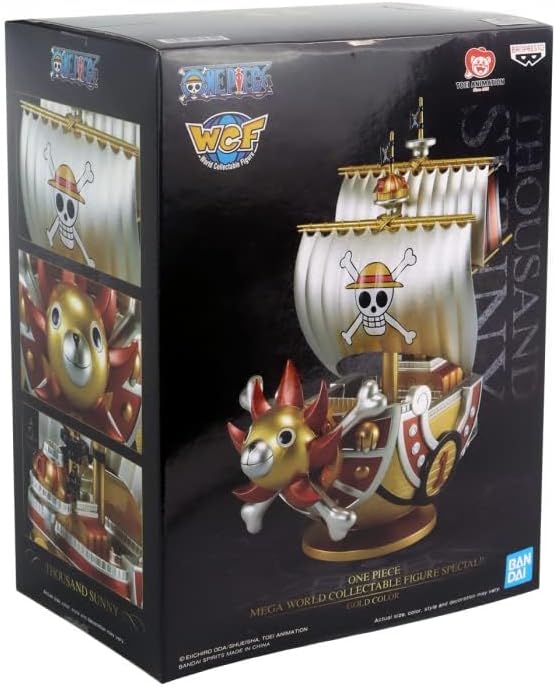Banpresto One Piece - Thousand Sunny - Figure Mega WCF Special 19cm Oro