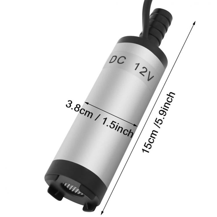Pompa Aspirazione Cambio Olio Travaso Gasolio Diesel Acqua Elettrica 12V Auto