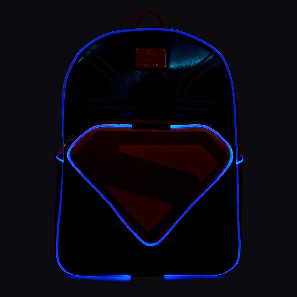 Funko Loungefly Warner Bros - Zainetto DC Superman Glow Full-Size Backpack