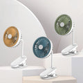 Ventilatore Mini Ricaricabile A Morsetto Clip Portatile Da Viaggio Tavolo - 5236