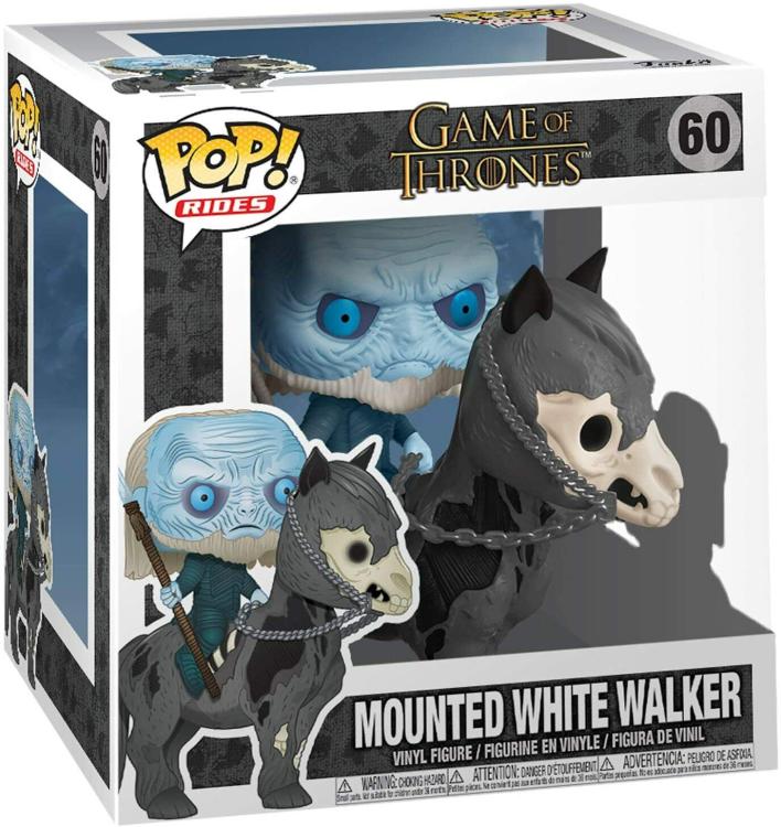 Funko Pop Game Of Thrones Trono Di Spade - (60) Mounted White Walker Figure 15Cm