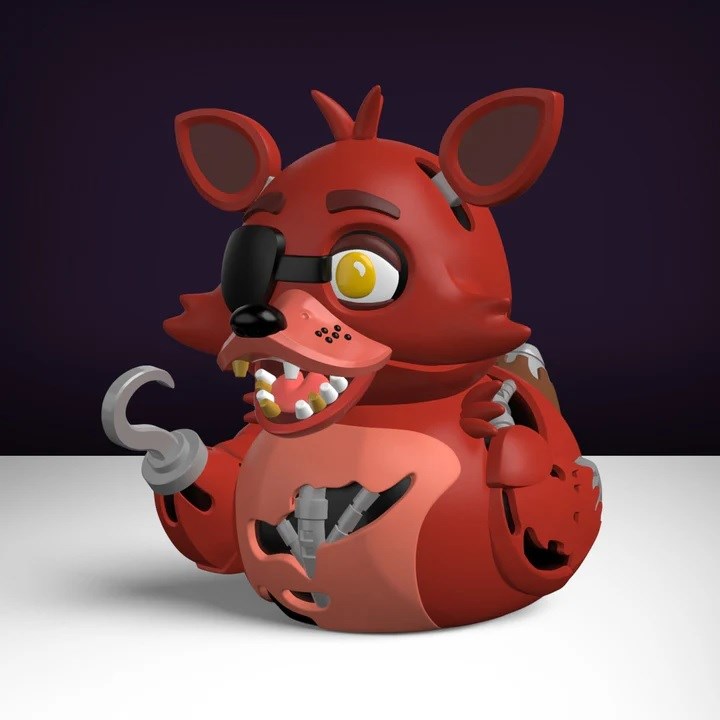 Tubbz Five Night At Freddys. (1St Ed.) "Foxy" Figure Paperella Fnaf Duck 9Cm