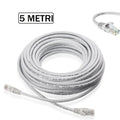 CAVO ETHERNET DI RETE LAN INTERNET RJ45 CAT5 5M METRI MODEM ROUTER FILO COMPUTER