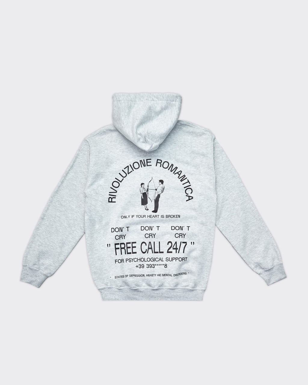 Felpa Fre Call 24-7 Grigia