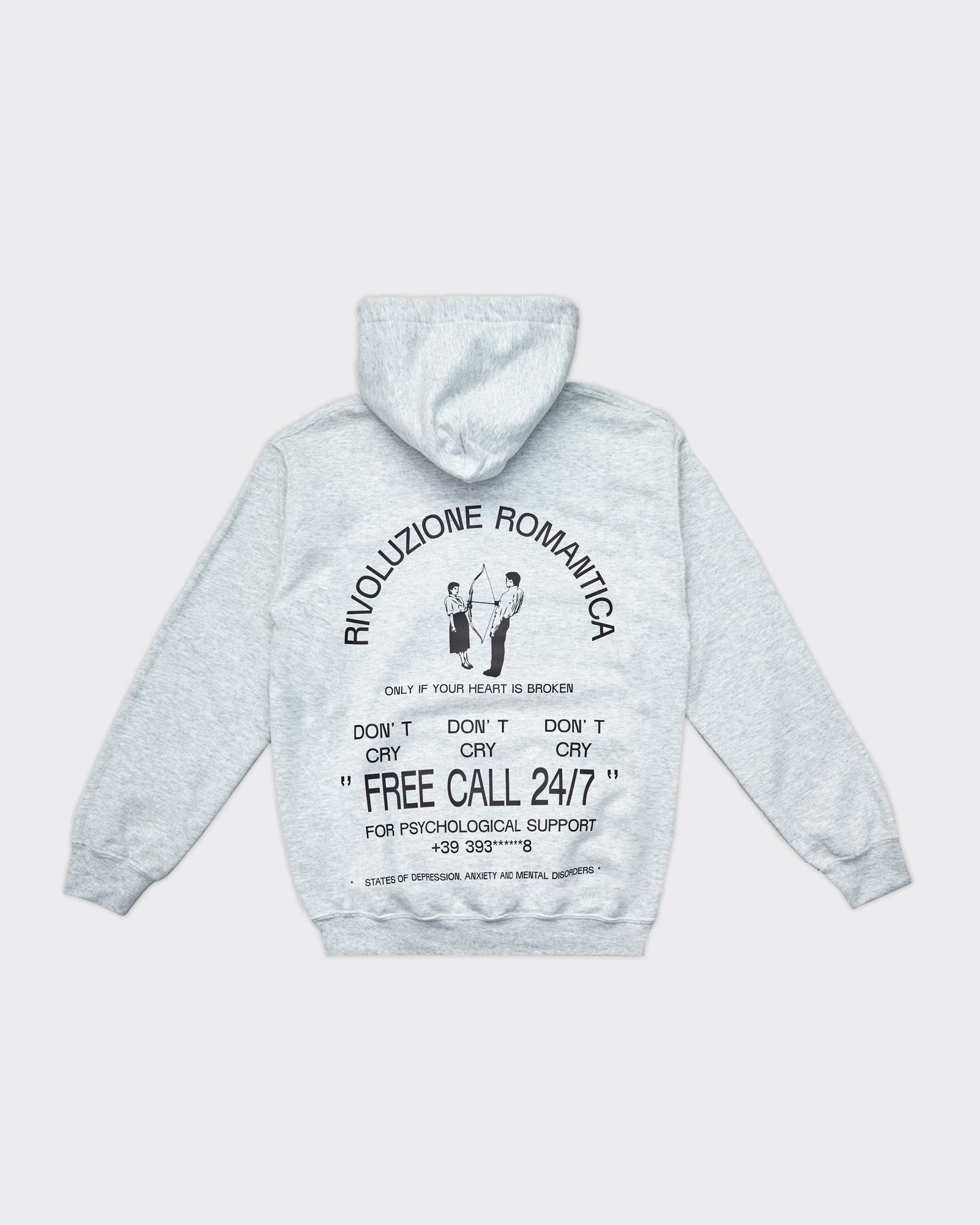 Felpa Fre Call 24-7 Grigia