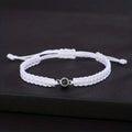 Custom Color Picture Projection Bracelet Copper Pendant Hand Woven Rope 2025 New Romantic Christmas Gifts Girlfriend Mom