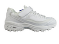Skechers sneakers da bambina e ragazza D'Lites in the Clear 664060L WSL bianco