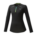 Mizuno maglia tecnica da corsa mezza zip da donna J2GA0715 09 nero