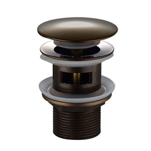 Piletta Di Scarico Click Clack 1/4 Lavandino Lavabo Bidet Tappo Pressione Bronzo