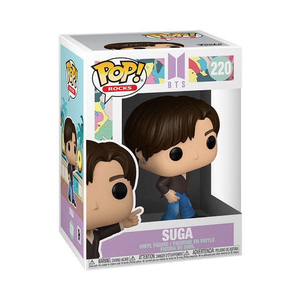 Funko Pop ! Rocks Bts Dynamite (220) Suga Mtv Unplugged Vinyl Figure 9Cm Boyband