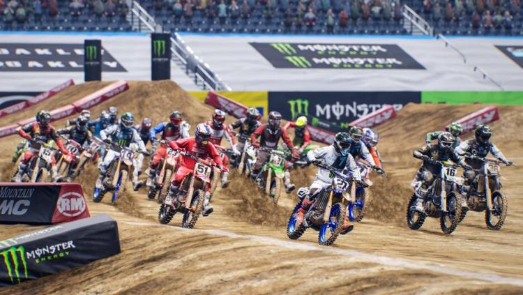 Monster Energy Supercross 5 Ps4 Videogioco PAL Italiano Playstation 4 Nuovo