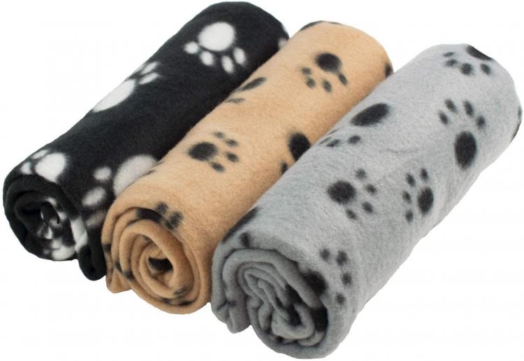 COPERTA PLAID IN PILE COPRIDIVANO ANIMALI COPRI SEDILE AUTO PER CANI GATTI 60X60