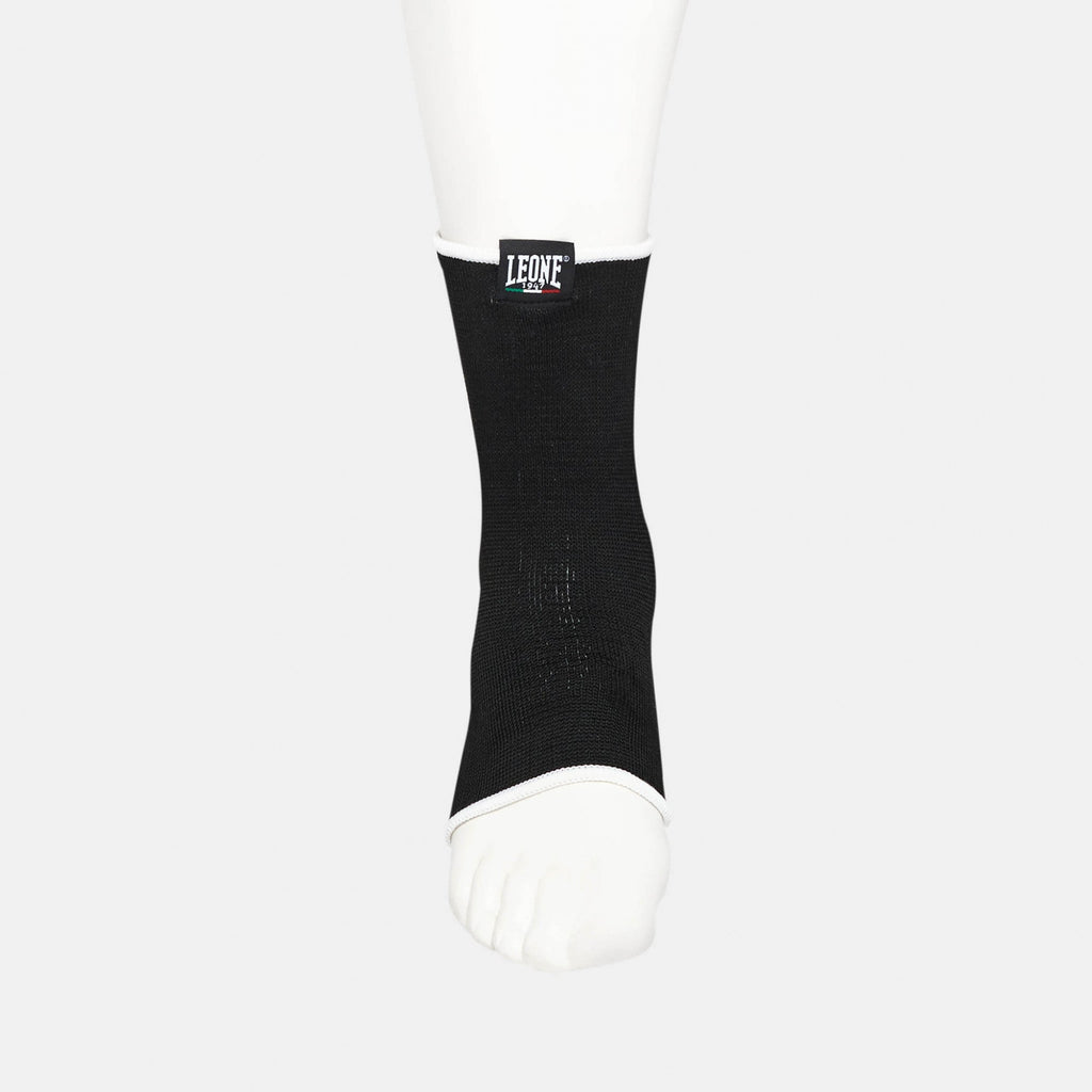 Leone Cavigliera DOUBLE AB716 Nero-Bianco - Protezione Caviglia Boxe