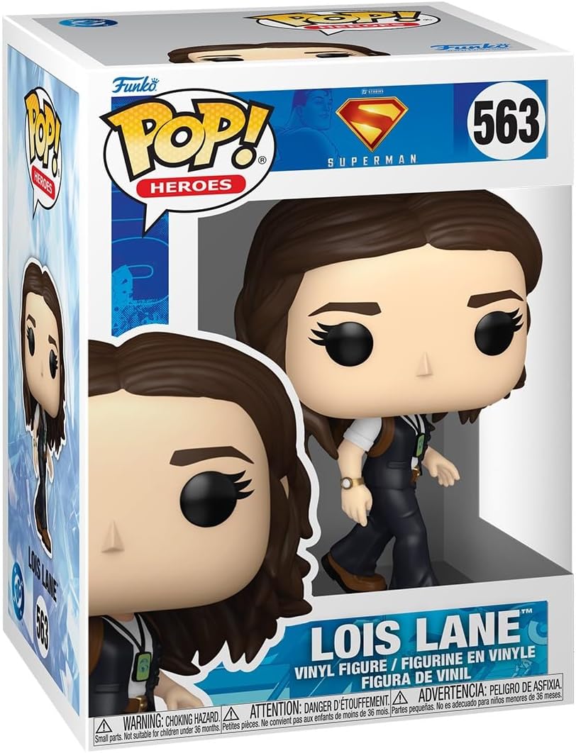 Funko Pop ! Heroes - Superman 2025  - (563) Lois Lane Vinyl Figure 9cm
