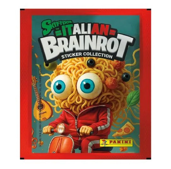 PANINI Stickers Skifidol BRAINROT Ecoblister 5 Buste 25 Figurine Album Ufficiale ITA