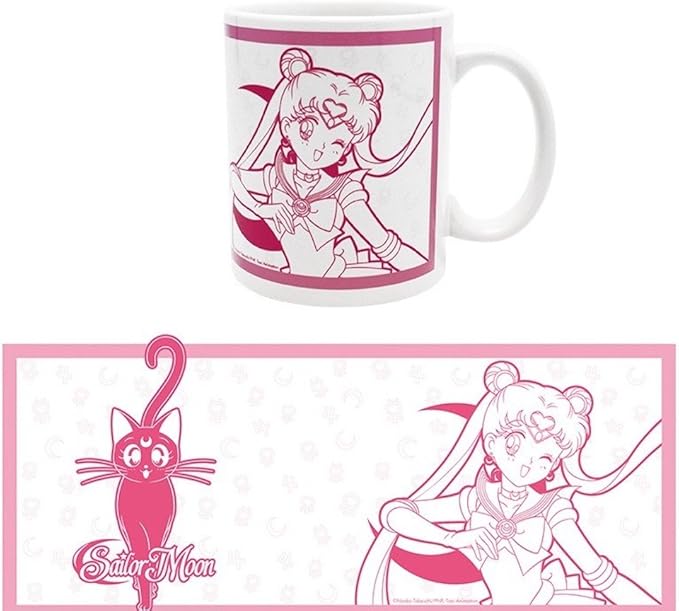 Abystyle - Tazza Sailor Moon & Luna Anime Tazza per Ragazze