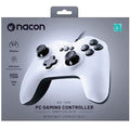 Nacon Pc Controller Gaming Gc-100 Bianco Windows Pad 6 Pulsanti Computer