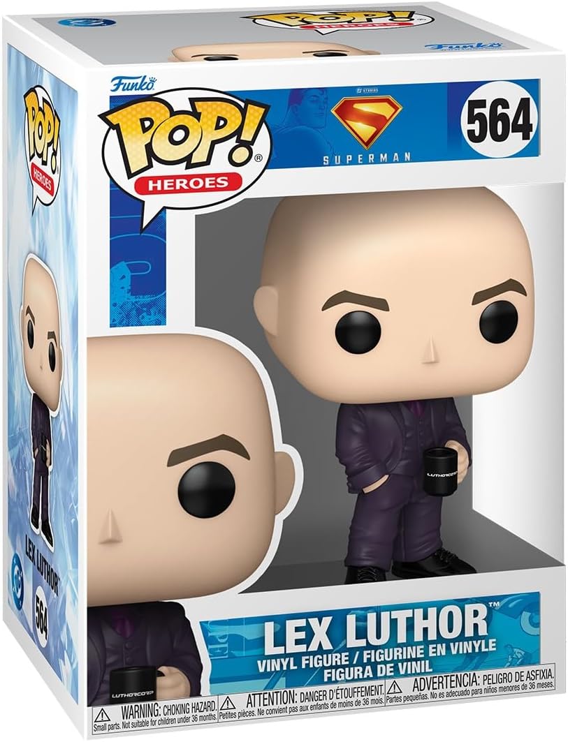 Funko Pop ! Heroes - Superman 2025  - (564) Lex Luthor Vinyl Figure 9cm
