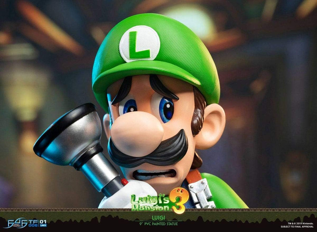 First 4 Figures Luigi' S Mansion 3 Deluxe Collector 23Cm Statua Da Collezione 9"