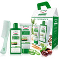 Equilibra Trattamento Capelli Ristrutturante Tricologica Shampoo Balsamo Pettine