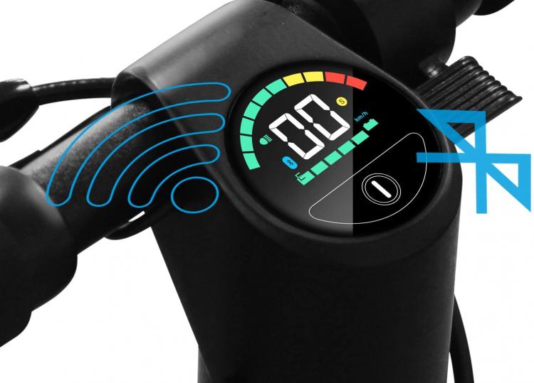 The One Spillo Xl 350W Monopattino 8,5" Led Scooter Elettrico Pieghevole Lime