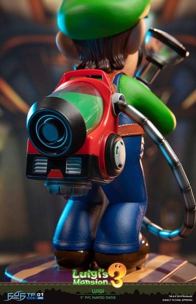 First 4 Figures Luigi' S Mansion 3 Deluxe Collector 23Cm Statua Da Collezione 9"
