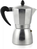 Galileo Caffettiera Pedra 2 Tazze Base Tonda Caffé Metallo Piastra Gas Elettrica