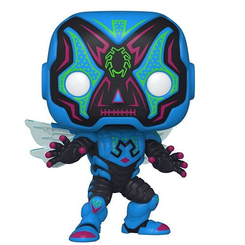 Funko Pop Dc Super Heroes 410  Blue Beetle Vinyl Action Figure Statuetta Nuova