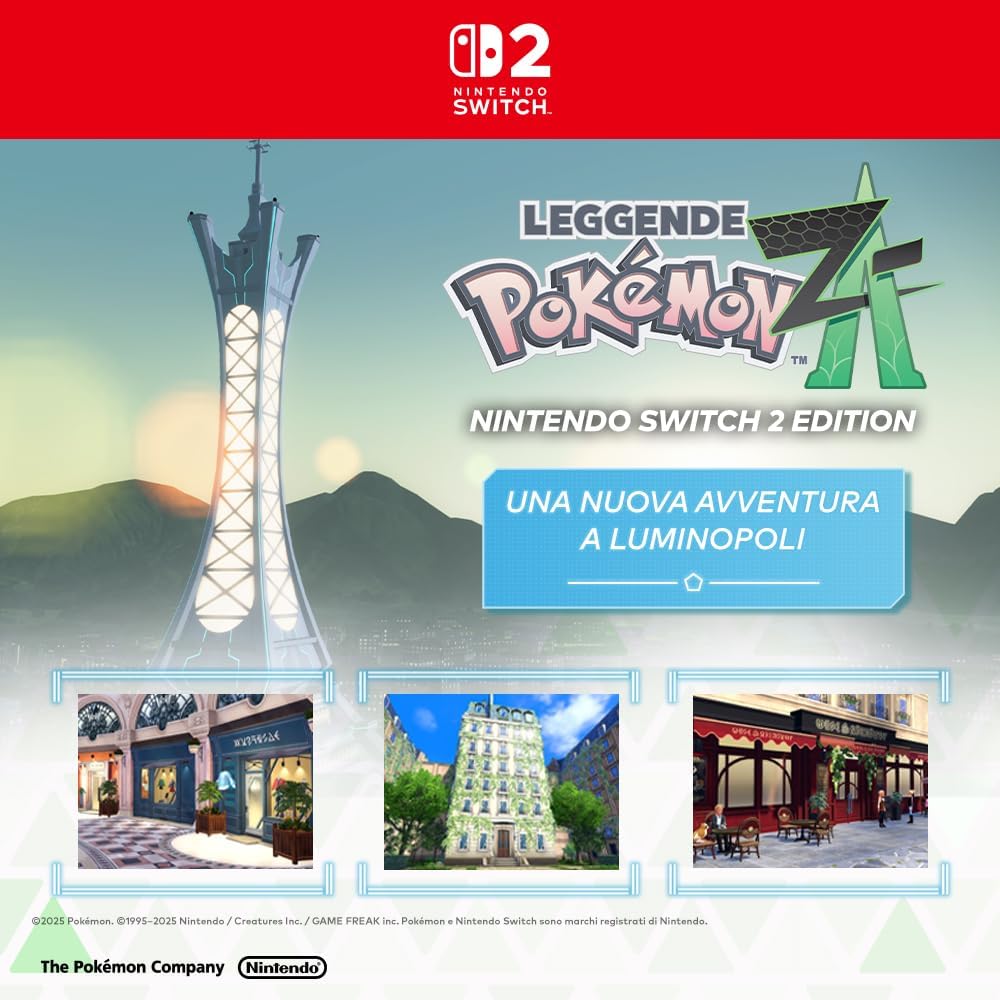 Pokemon Leggende Z-A Nintendo Switch 2 Italiano Videogioco Nuovo IT