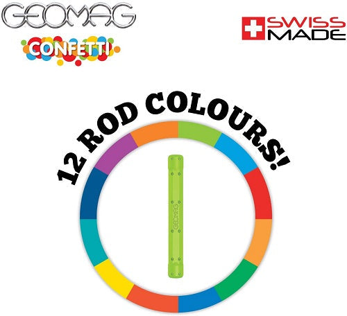 Geomag Classic Color 35 Palline Barrette Magnetiche Multicolor Gioco Costruzione
