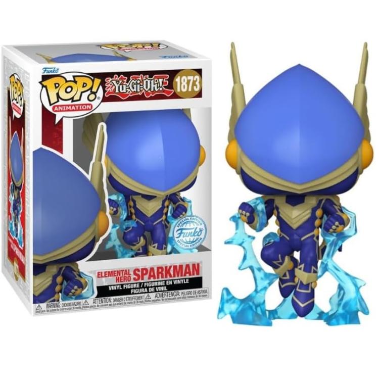 Funko Pop ! Animation - Yu-Gi-Oh (1873) Elemental Hero Sparkman Special 9Cm