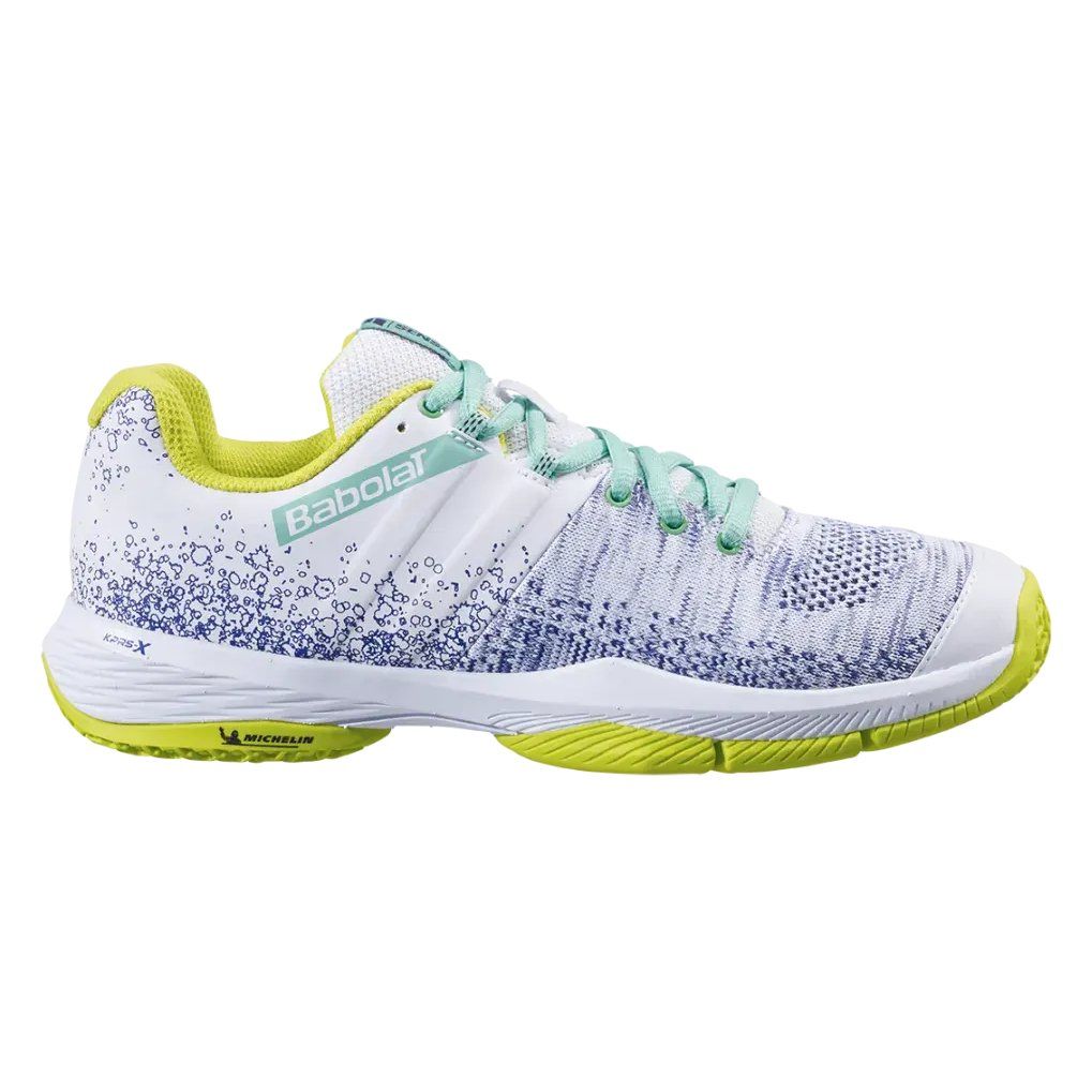 Scarpe da Padel Sensa Donna Bianco/Verde Giallo