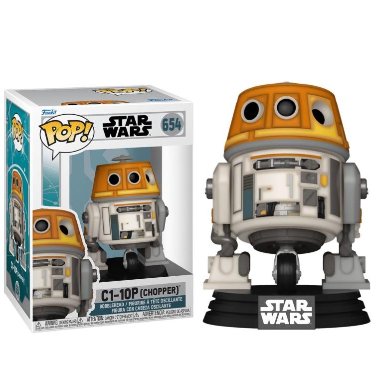 Funko Pop ! Star Wars Ahsoka - (654) C1-10P (Chopper) Vinyl Figure 9Cm Film