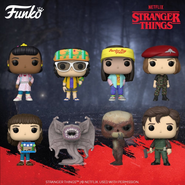 Funko Pop ! Television - Stranger Things S4 (1300) Steve W/Hunter - Vinyl Figure
