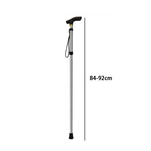 BASTONE PIEGHEVOLE PASSEGGIO PER ANZIANI DISABILI ALLUMINIO E ALTEZZA REGOLABILE