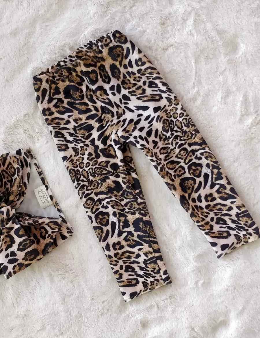 Leggings in velluto baby per neonata