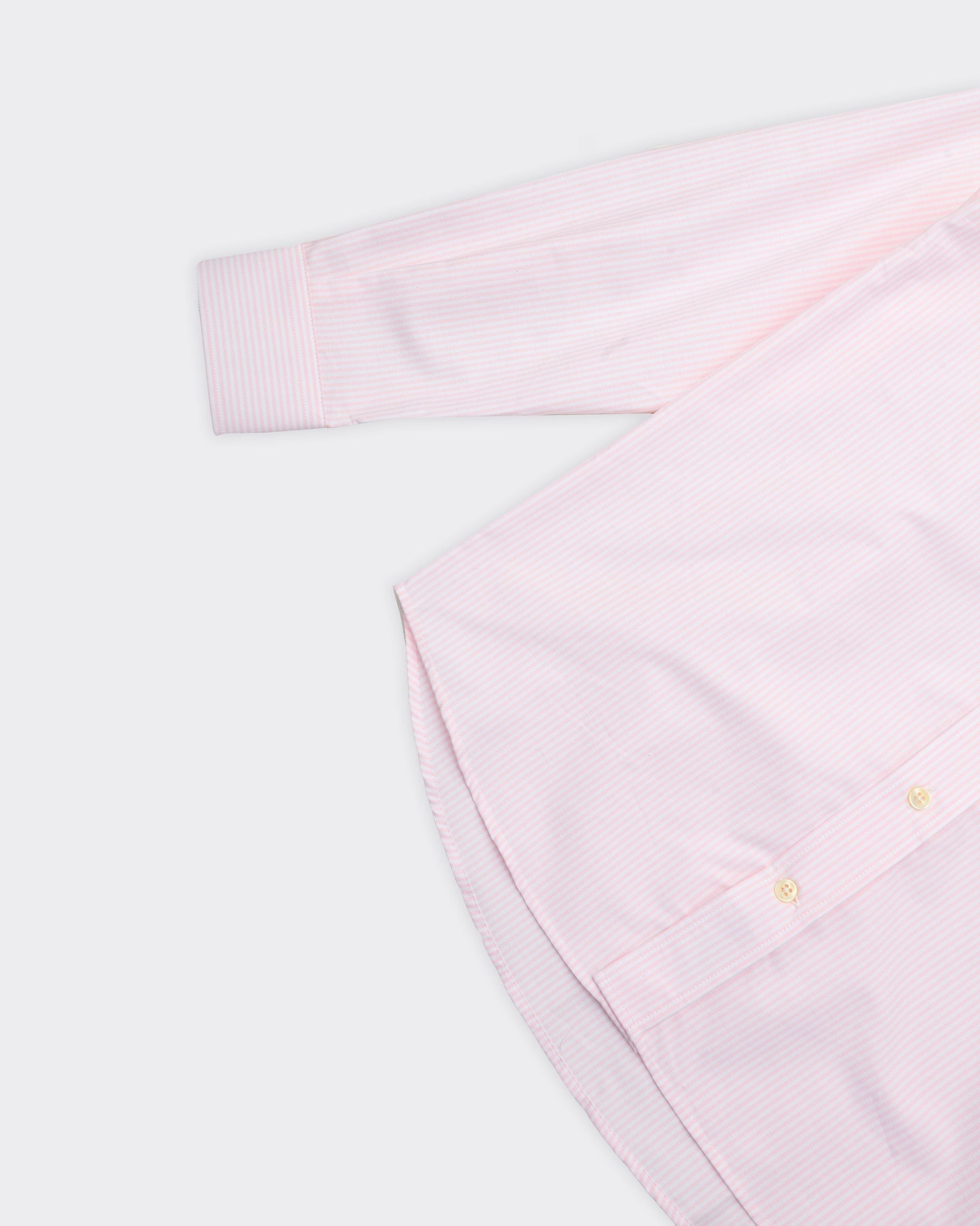 Camicia Doubling Stripes Rosa
