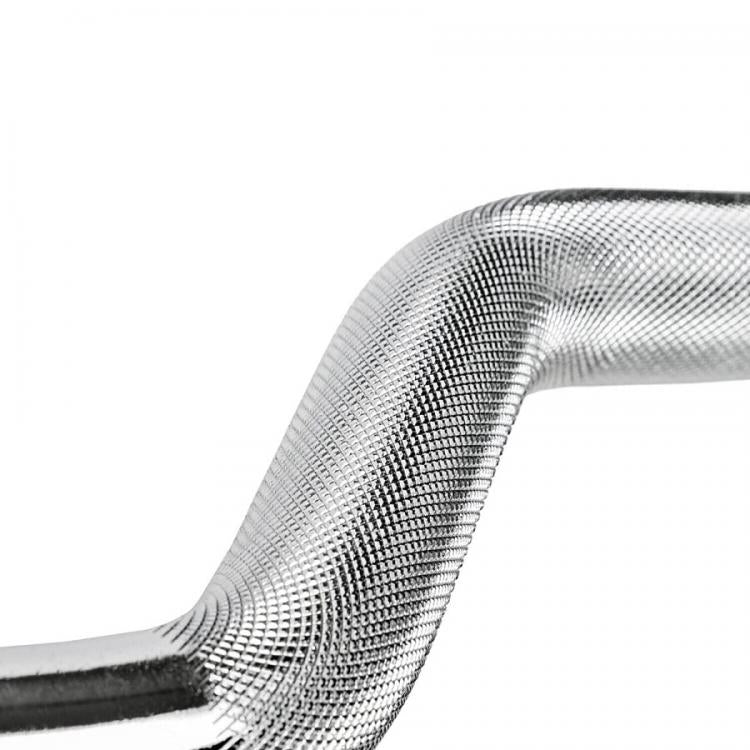 Hb Bilanciere Curl 150Cm Ø25Mm Acciaio Manubrio Barra Curva Bodybuilding 1,50M