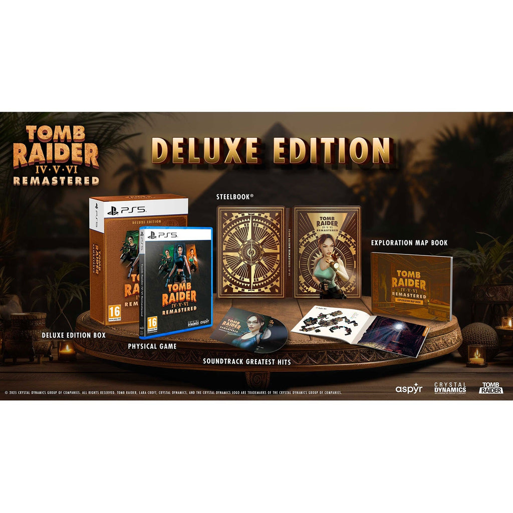 Tomb Raider IV-V-VI Remastered Lara Croft - Deluxe Edition PS5 ITA Nuovo