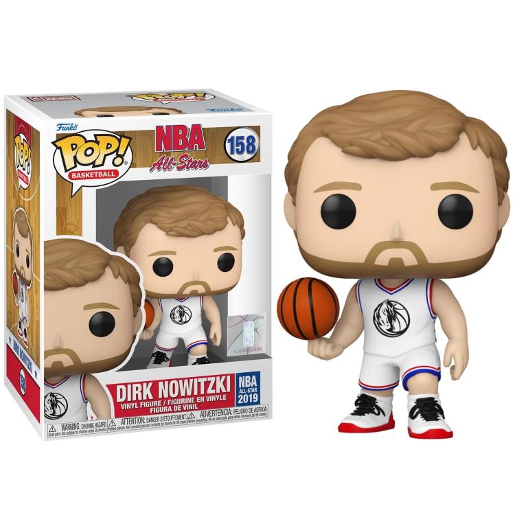 Funko Pop ! Basketball Nba All Stars - (158) Dirk Nowitzki (2019) Figure Mavs