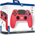 Freaks Controller Wireless Per Ps4/Ps3/Pc/Android/Ios Pulsanti Illuminati Red
