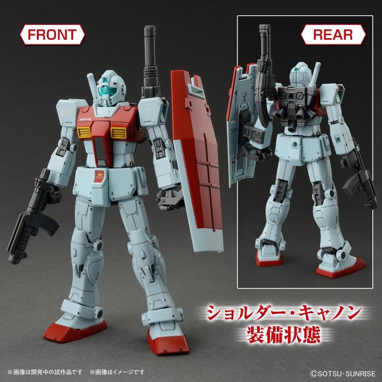 BANDAI - HG Gm Shoulder Cannon / Missile Pod 1/144 (Model Kit) 93185