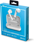 Trust Primo Touch Wireless Auricolari Bluetooth Senza Fili In-Ear Bianco Wifi