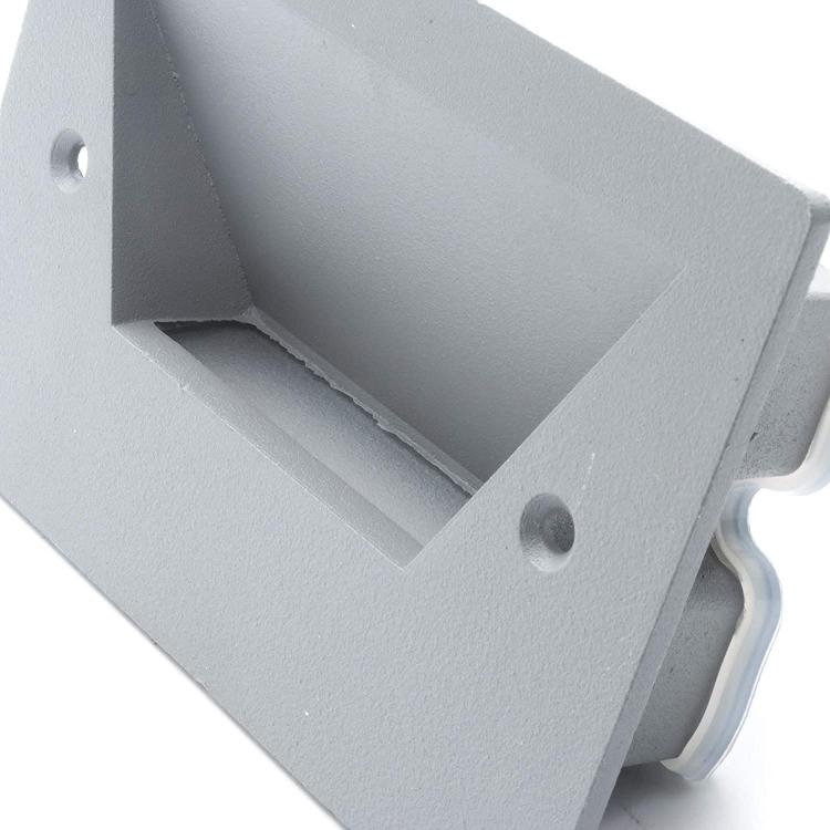 Faretto Segnapassi Ip65 Led 3W Incasso Scatola 503 X Scale Giardino 3000K/Grigio
