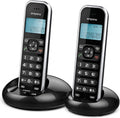 Telefono Cordless Emporia Fb85 Twin Black Coppia Telefoni Casa Ufficio Wireless