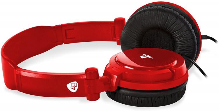 CUFFIE SONY 4GAMERS PS4 PRO4 10 STEREO GAMING HEADSET PLAY STATION 4 ROSSO
