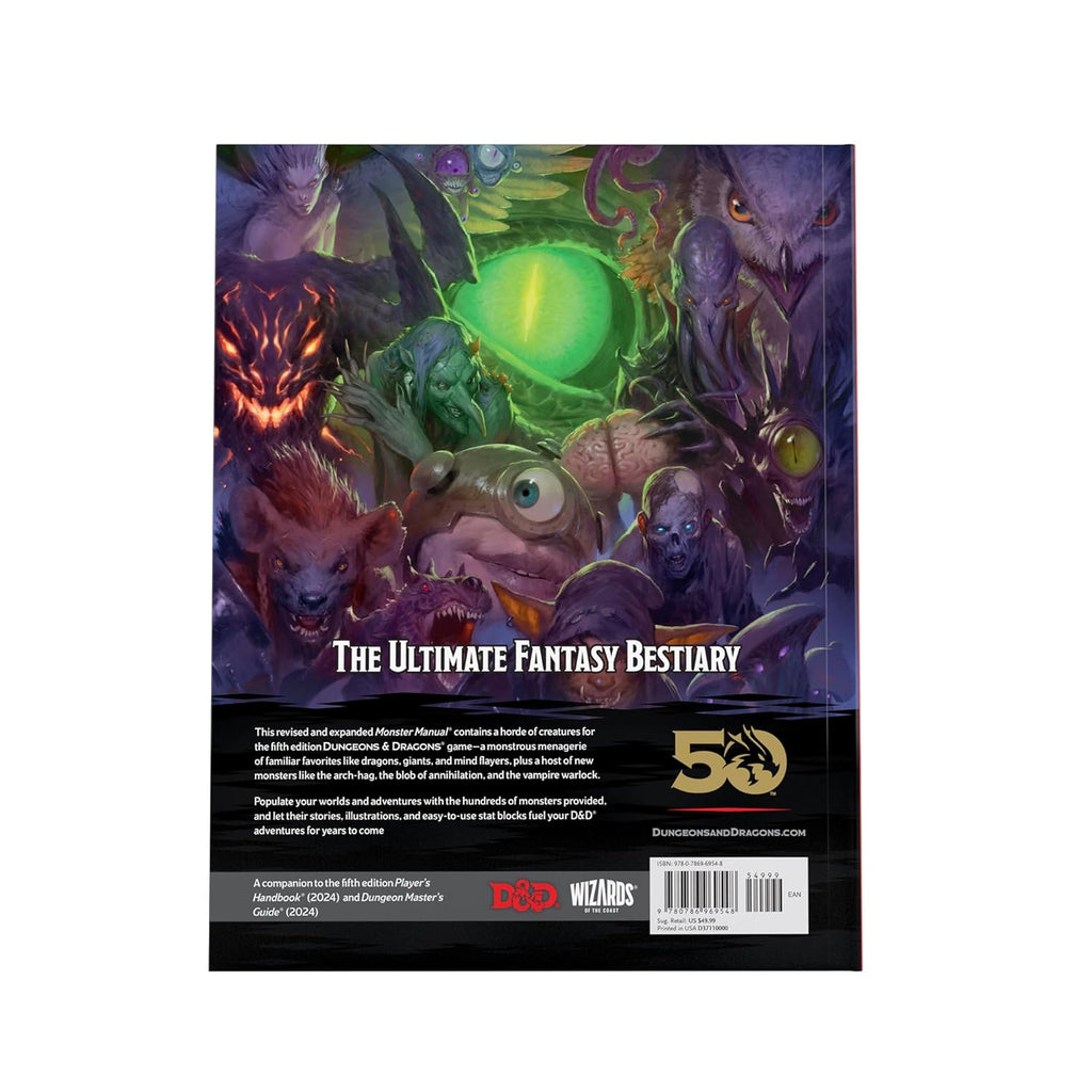 Dungeons & Dragons Core Rulebook - Monster Manual 2024 (Vers. Eng)