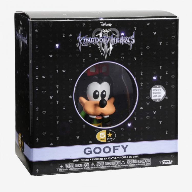 Funko 5 Star: Kingdom Hearts Iii Goofy Pippo Vinyl Action Figure Statuetta