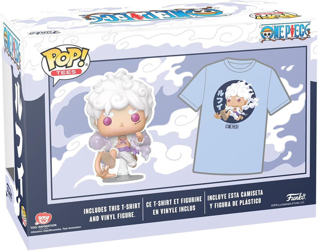 Funko Pop & Tee - One Piece Luffy Gear Five - Figure + T-Shirt Fifth Gear OP (L)