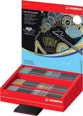Stabilo Pennarelli Pen 68 Metallic Espositore 60 Pezzi Blocchetto Ufficio Scuola